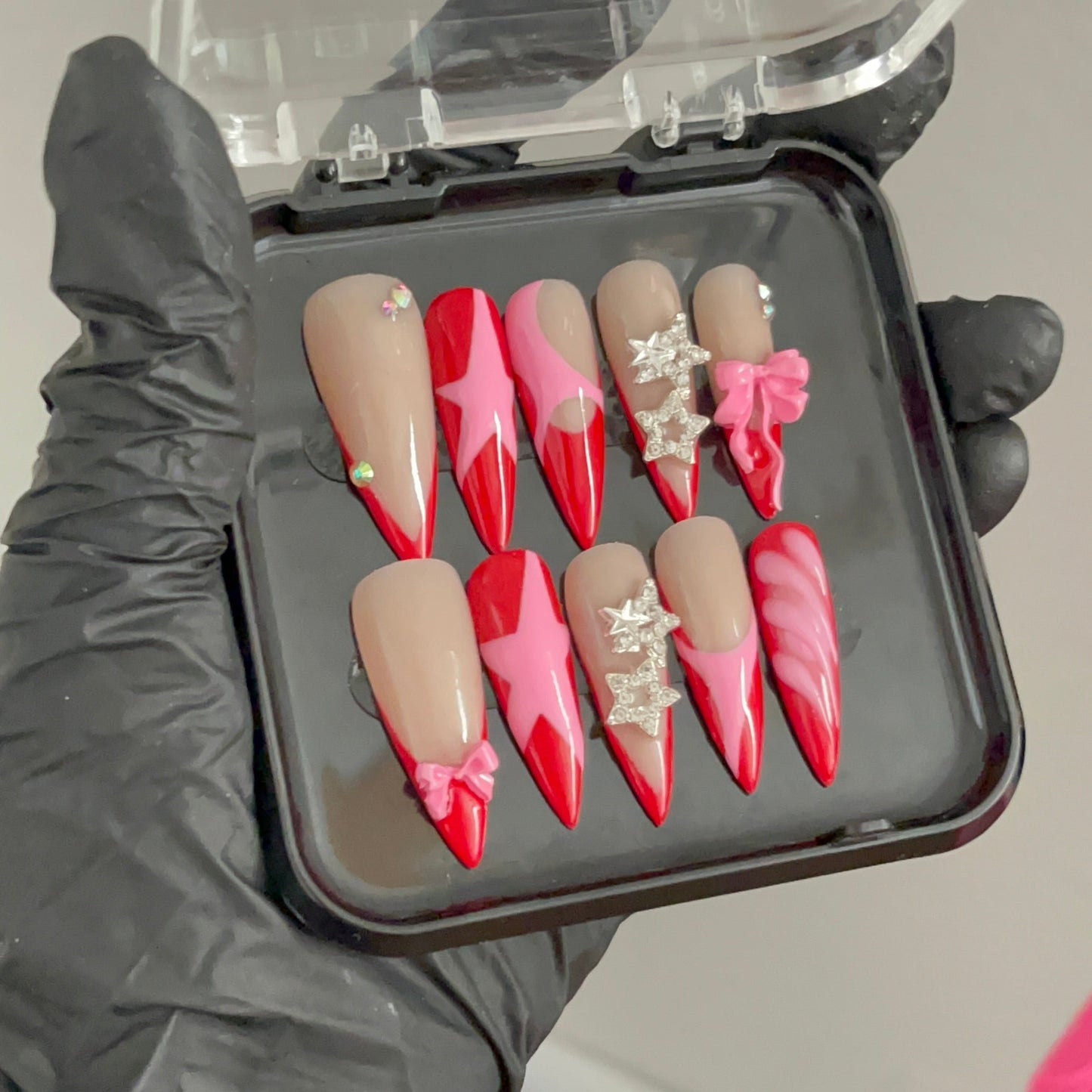 10pcs HM Stiletto Mani’s