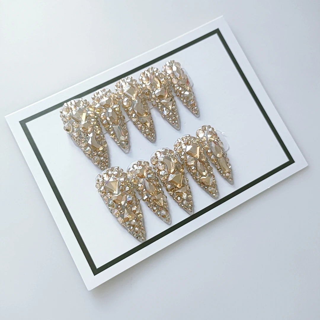 HANDMADE BLING PRESS ONS