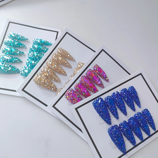 HANDMADE BLING PRESS ONS