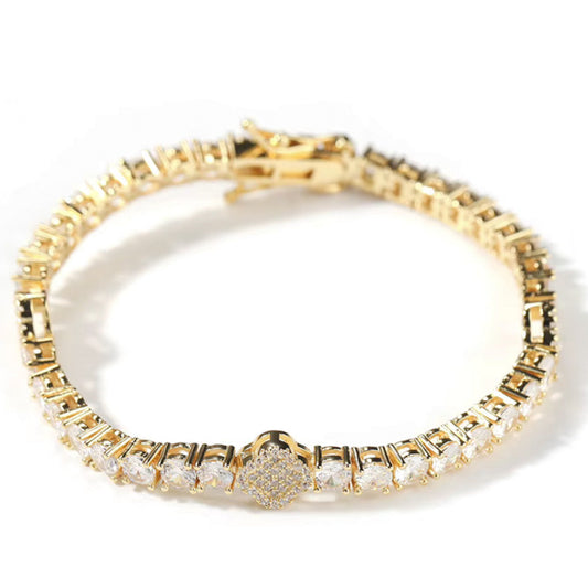 Clover Tennis Bracelet