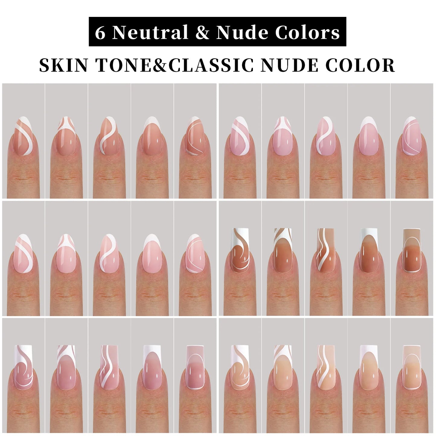 150pcs Modern Press On Nail Manicure