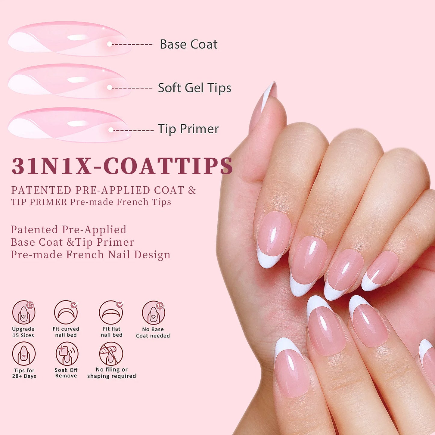 150pcs Modern Press On Nail Manicure