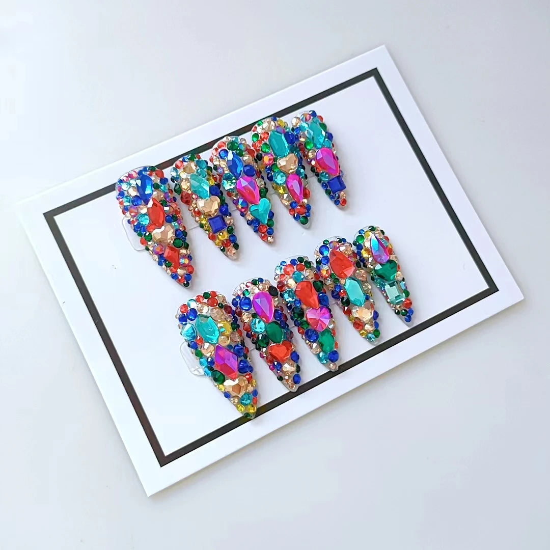 HANDMADE BLING PRESS ONS