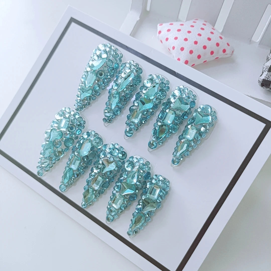 HANDMADE BLING PRESS ONS