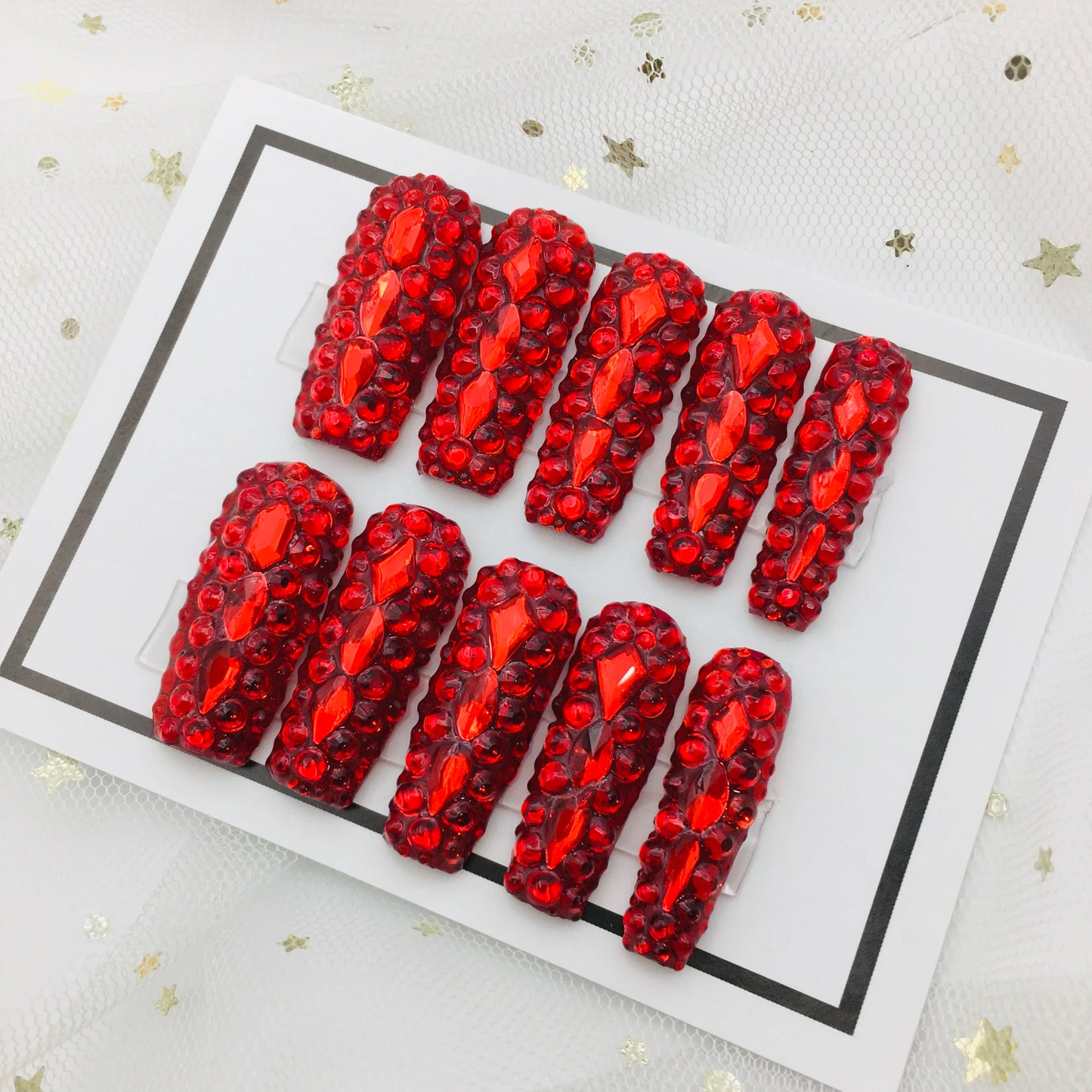 HANDMADE BLING PRESS ONS