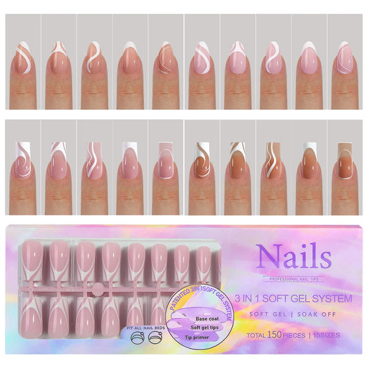 150pcs Modern Press On Nail Manicure