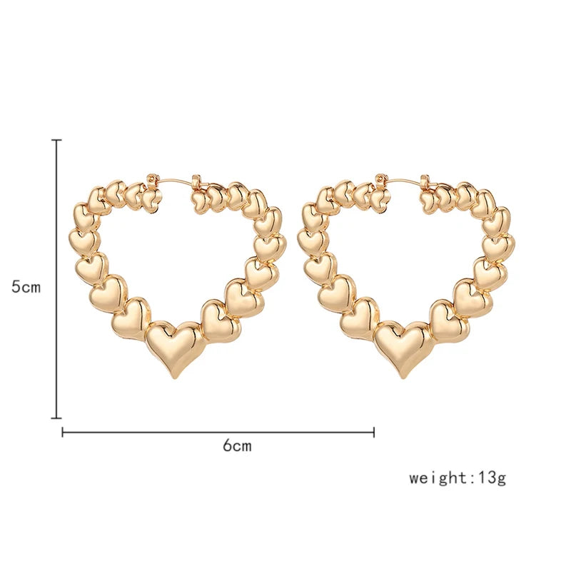 Multi Heart Earrings