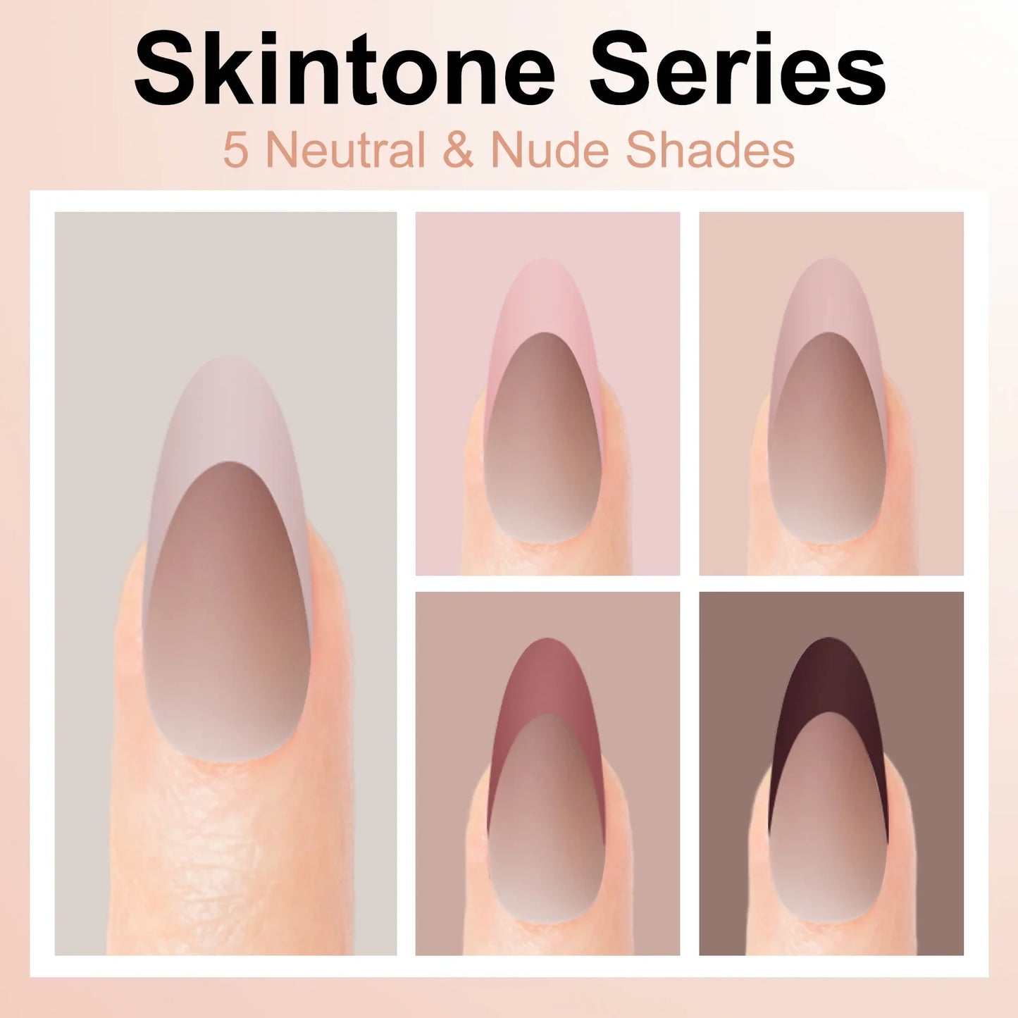 150pc French Style Press On Nail DIY Kit