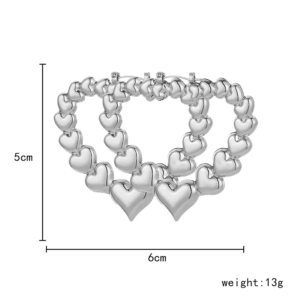 Multi Heart Earrings